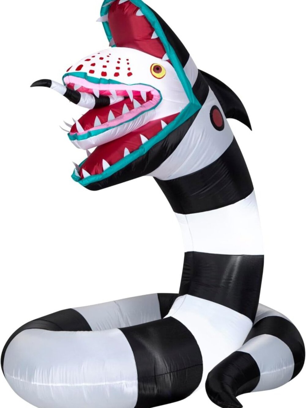 6ft Light Up Beetlejuice Sandworm Inflatable Halloween Lawn Decoration